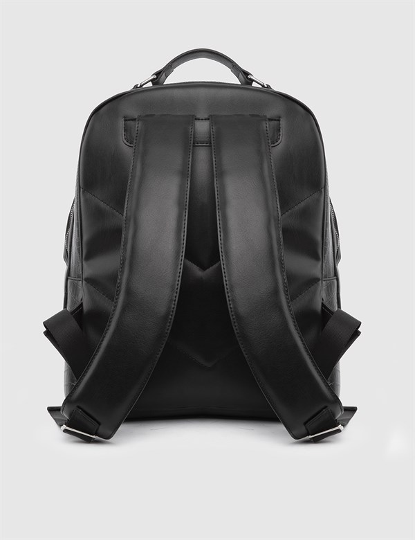 İnverno Black Crocodile Men's Backpack