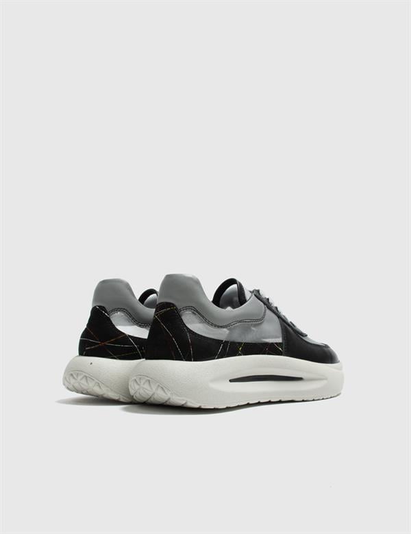 Ismael Black Leather Women's Sneaker