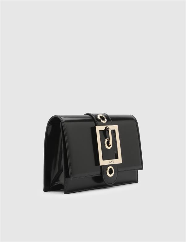 Jamie Black Florentic Leather Women's Shoulder Bag