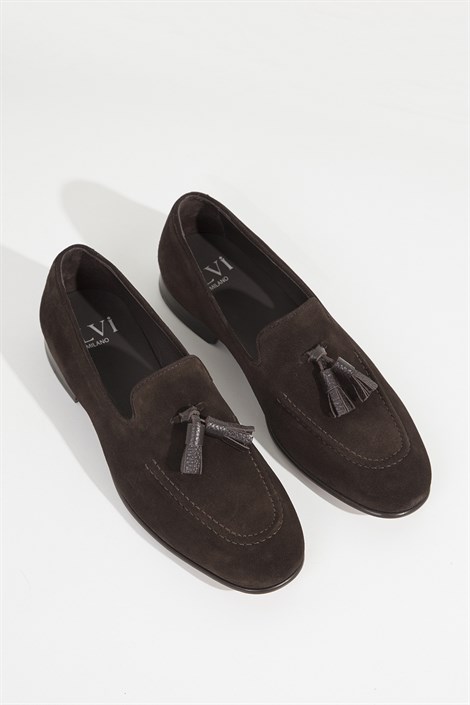 Jett 800-7 Mokasen Kahve Süet
