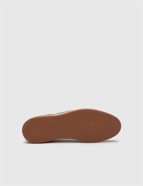 Johannes Mink Suede-White Leather Men's Sneaker