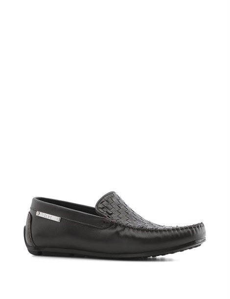 Jolanka Men's Moccasin Brown Braid Nappa