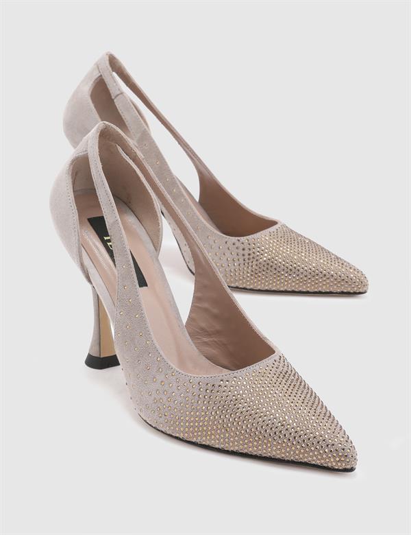 Joris Mink Suede Leather Women's Pump