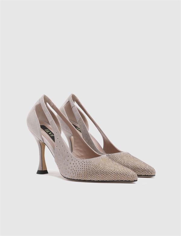 Joris Mink Suede Leather Women's Pump