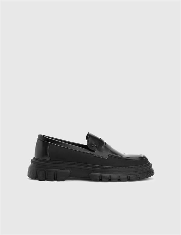 Joshua Black Florentic Leather Men's Loafer