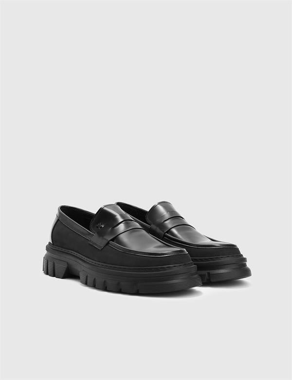 Joshua Black Florentic Leather Men's Loafer