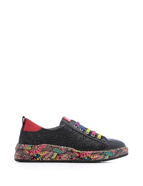 Jumbo Women's Sneaker Black Patent Leather