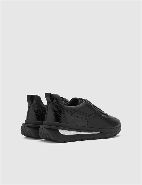 Kaha Black Leather Women's Sneaker