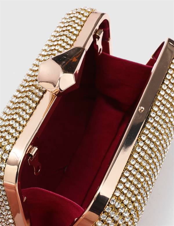 Kaisa Gold Women's Clutch