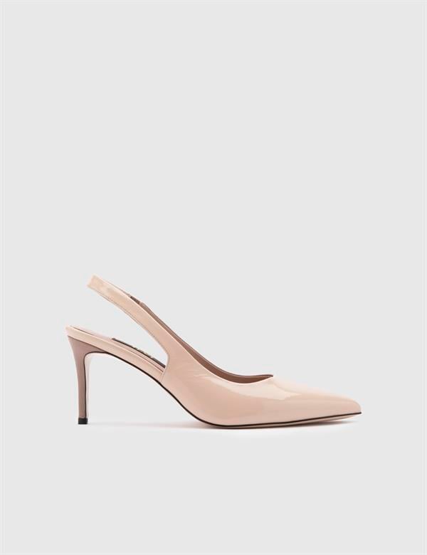 Kamballa Mink Patent Leather Women's Heeled Sandal