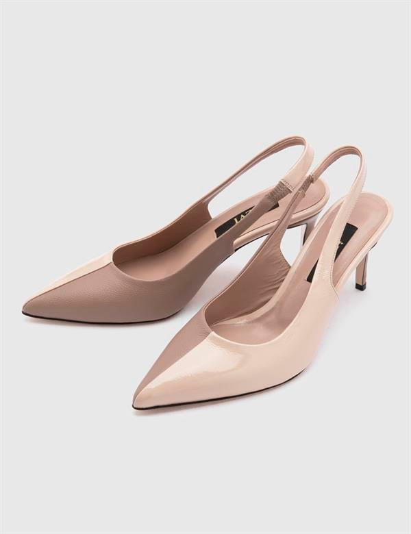 Kamballa Mink Patent Leather Women's Heeled Sandal