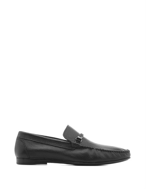 Kelly Men's Moccasin Black Floater