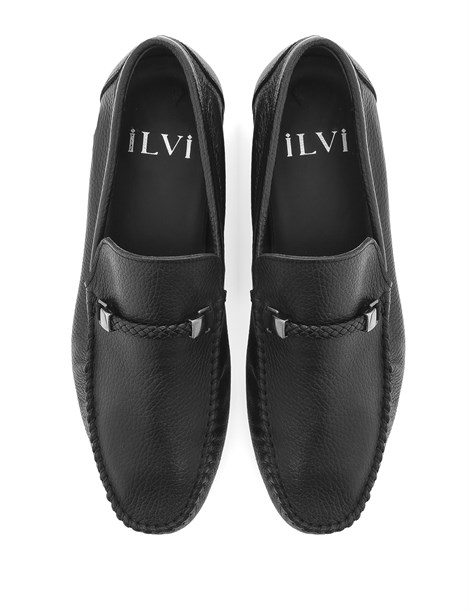 Kelly Men's Moccasin Black Floater