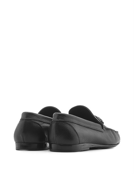 Kelly Men's Moccasin Black Floater
