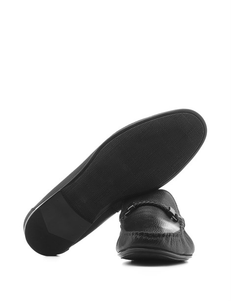 Kelly Men's Moccasin Black Floater