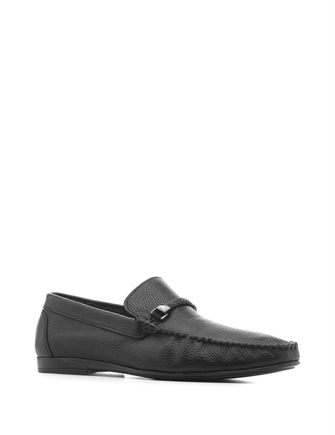 Kelly Men's Moccasin Black Floater