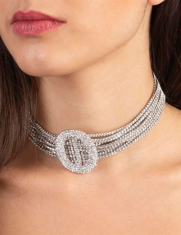 Kesia Silver Women's Necklace