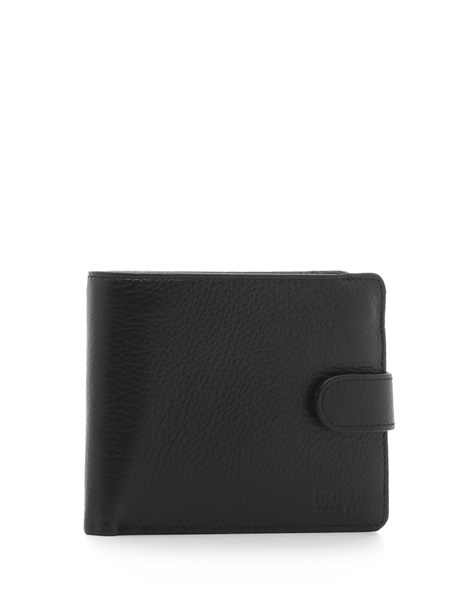 Kieth Men's Wallet Black Leather