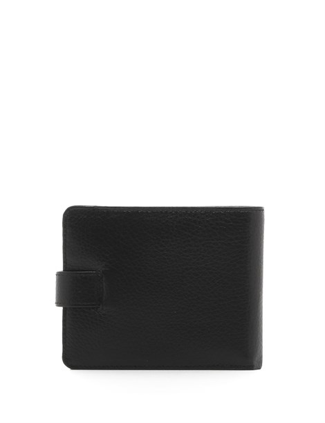 Kieth Men's Wallet Black Leather
