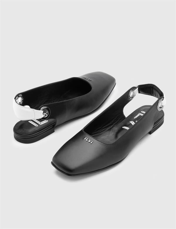 Kimba Black Leather Women's Sandal