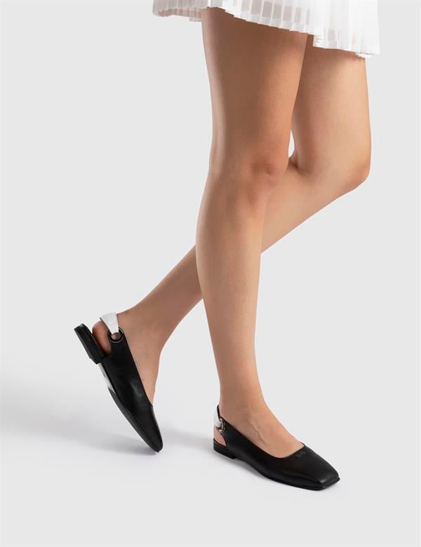 Kimba Black Leather Women's Sandal