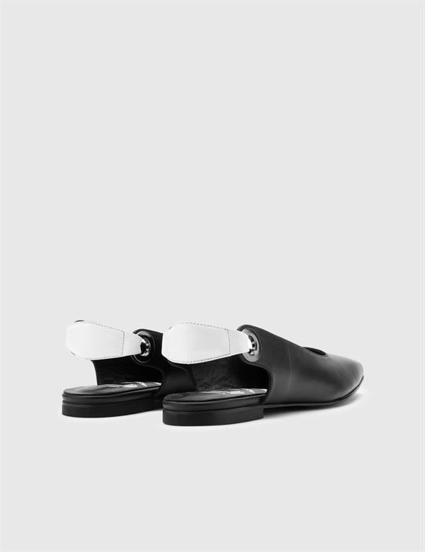 Kimba Black Leather Women's Sandal