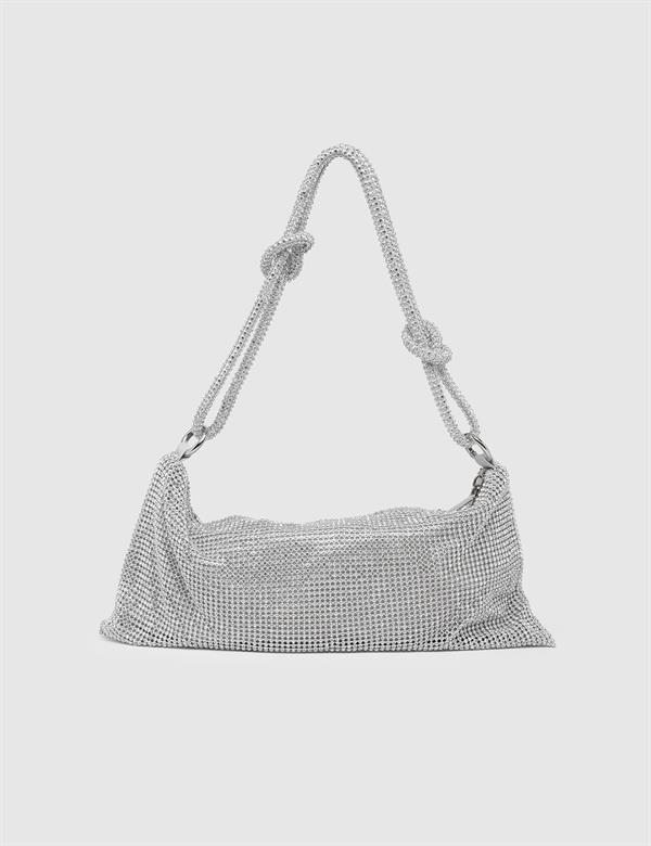 Kinsale Silver Women's Handbag with Stones