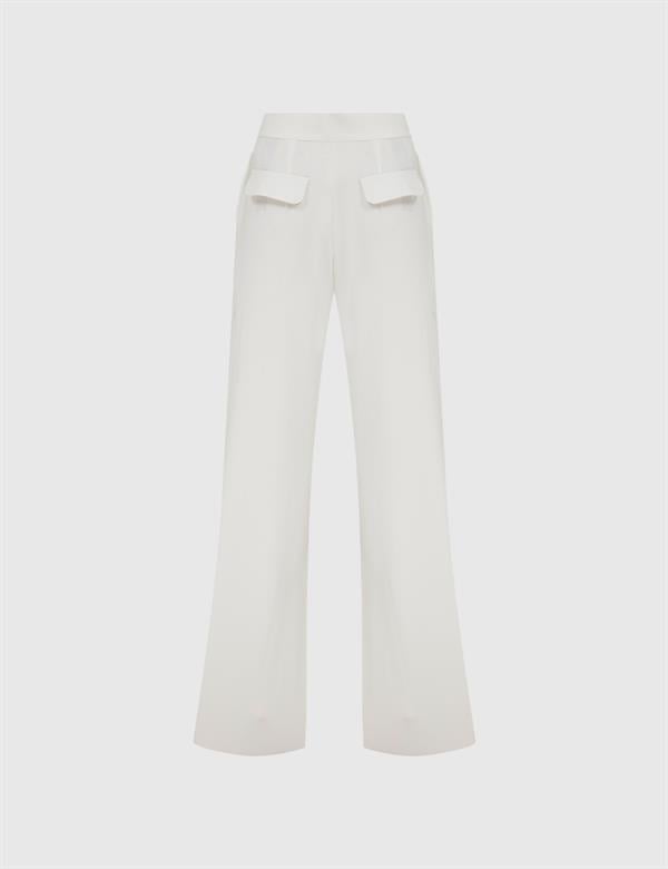 Kiros Ecru Women's Trousers