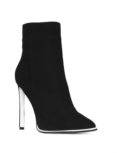 Klera Women's Heeled Boot Black Suede