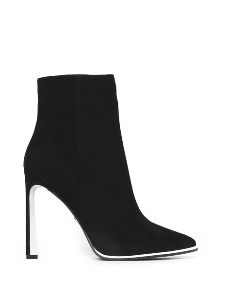 Klera Women's Heeled Boot Black Suede