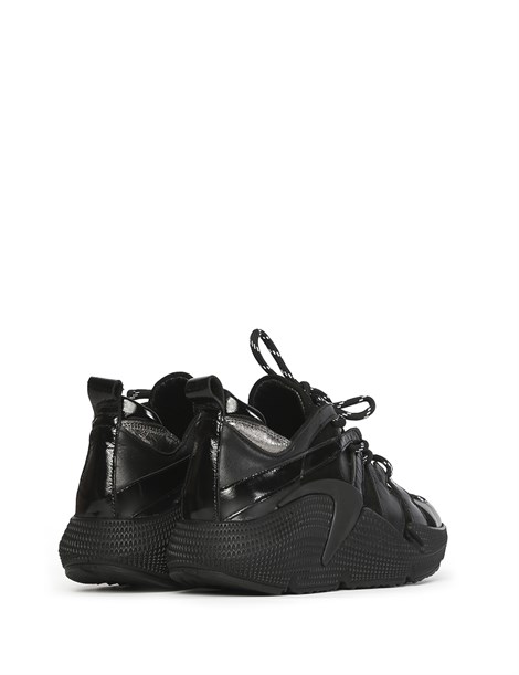 Kliti Women's Sneaker Black Leather