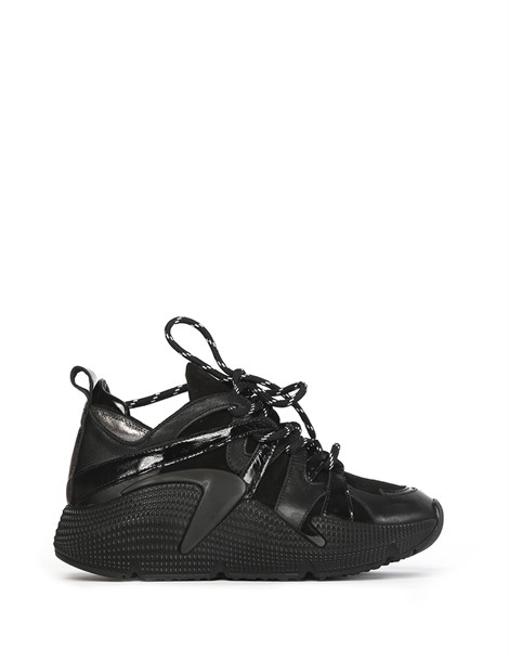 Kliti Women's Sneaker Black Leather