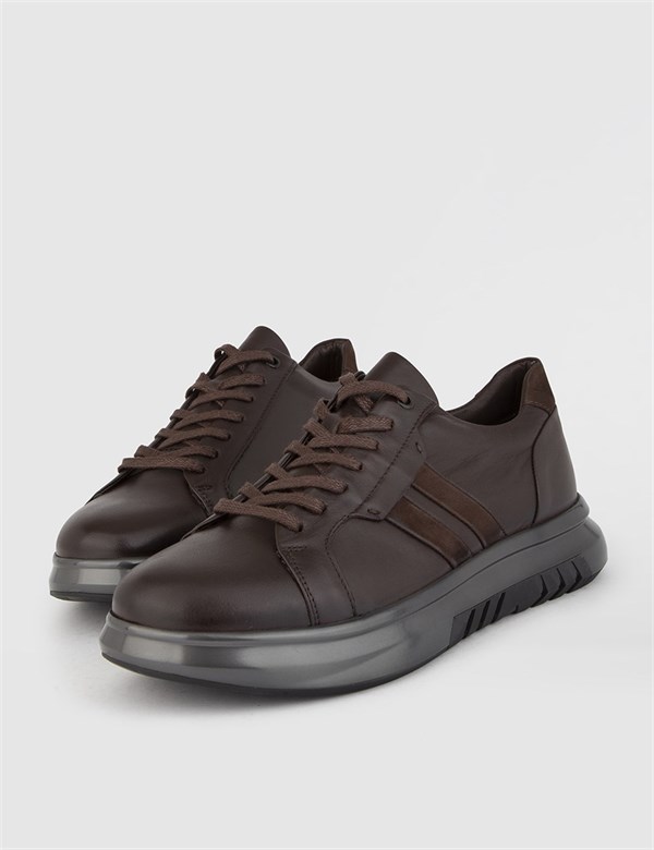 Koen Brown Nappa Leather Men's Sneaker