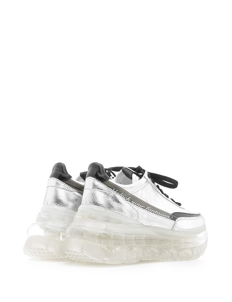 Kurt Women's Sneaker Metallic Silver Leather