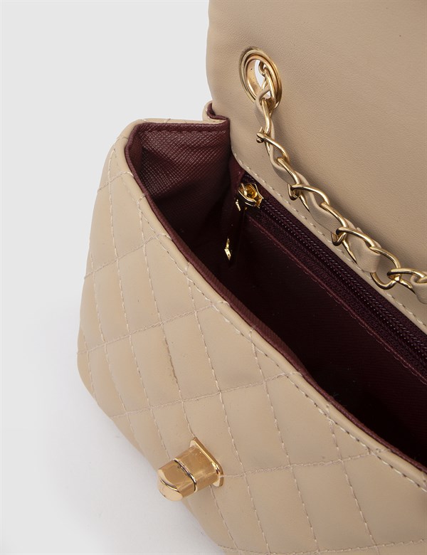 Lara Beige Women's Shoulder Bag