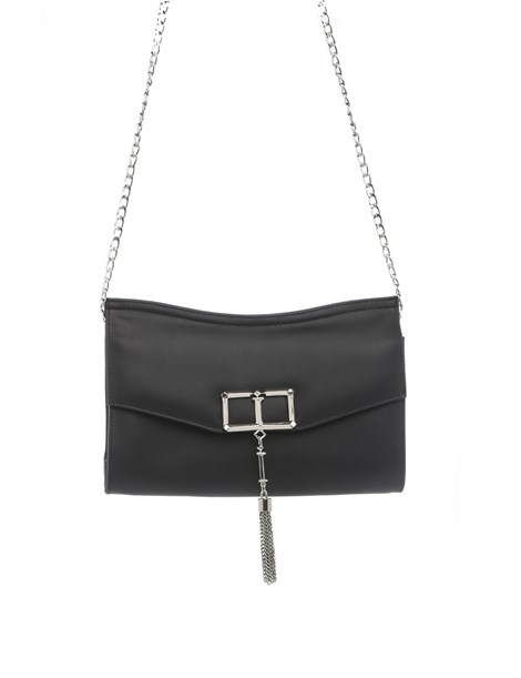 Lauren Women's Shoulder Bag Black Leather