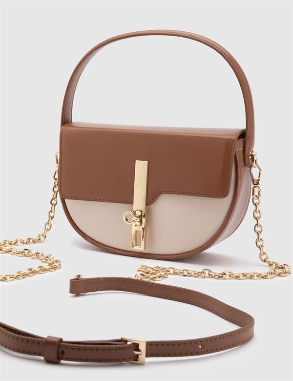 Lavin Saddle Brown Women's Shoulder Bag