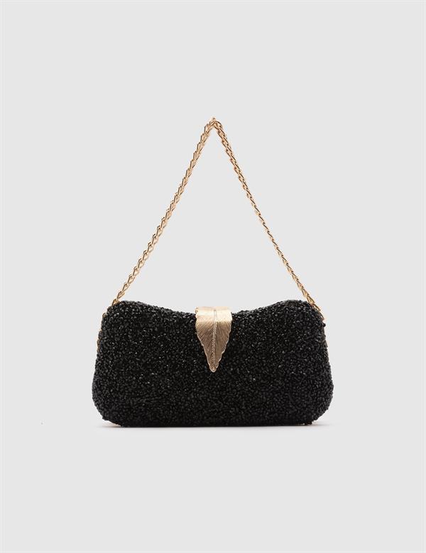 Leaf Black Women's Clutch