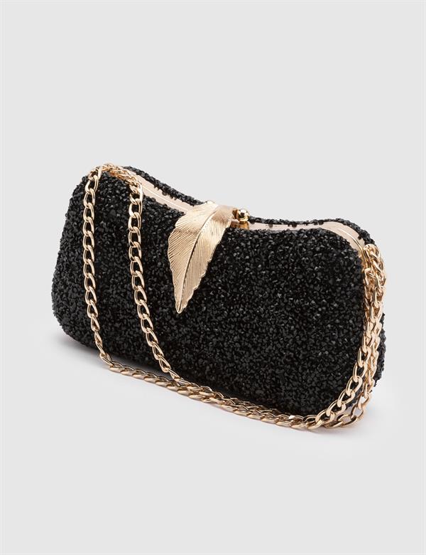 Leaf Black Women's Clutch