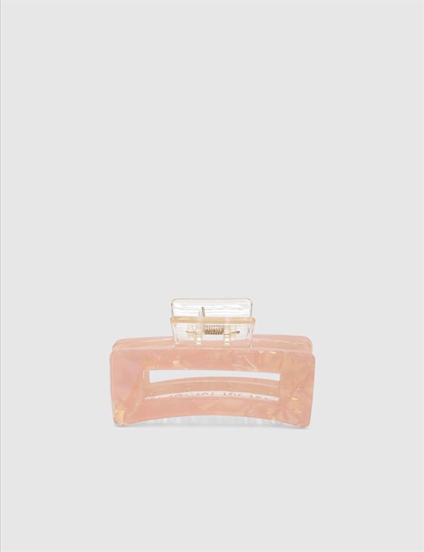 Leda Salmon Pink Women's Hair Tie