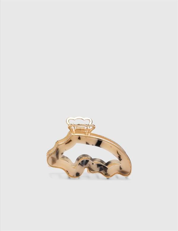Letha Beige Women's Hair Tie