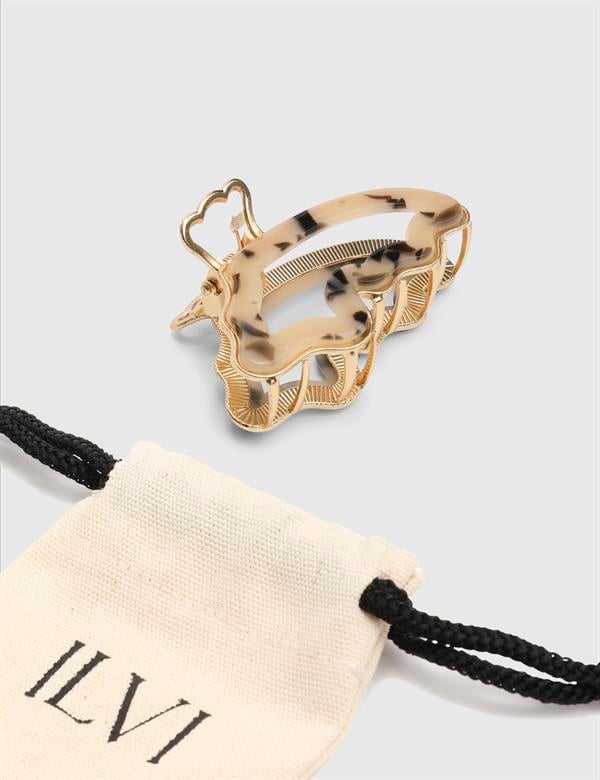 Letha Beige Women's Hair Tie