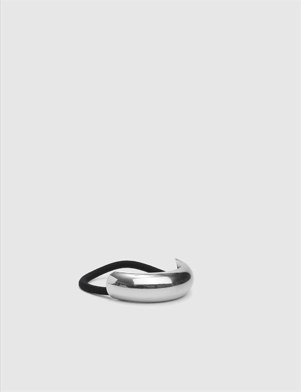 Lexina Silver Women's Hair Tie