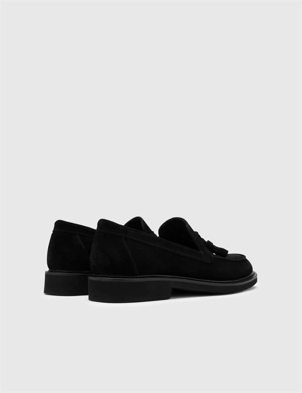 Liwonde Black Suede Leather Men's Daily Shoe