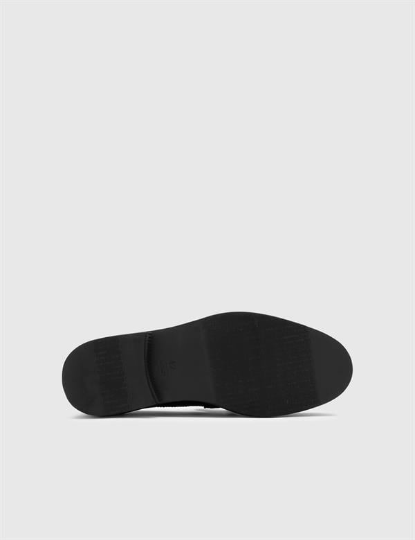 Liwonde Black Suede Leather Men's Daily Shoe
