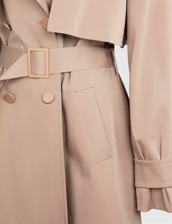 Dian Camel Cotton Women's Blazer