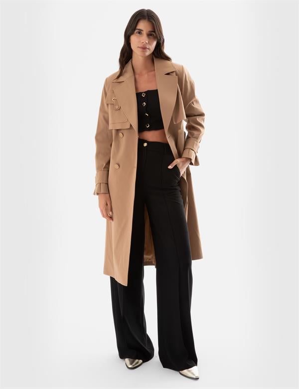 Lodi Camel Women's Trench Coat