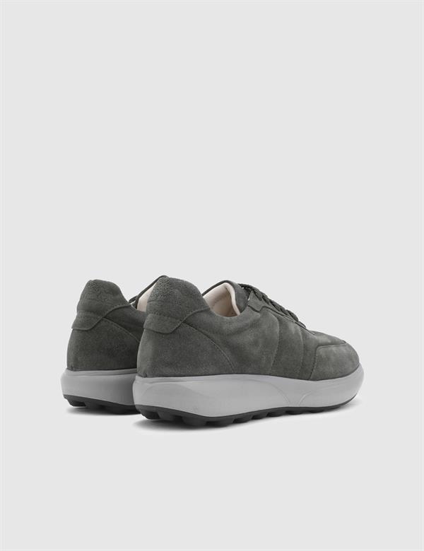 Mahrez Green Suede Leather Men's Sneaker