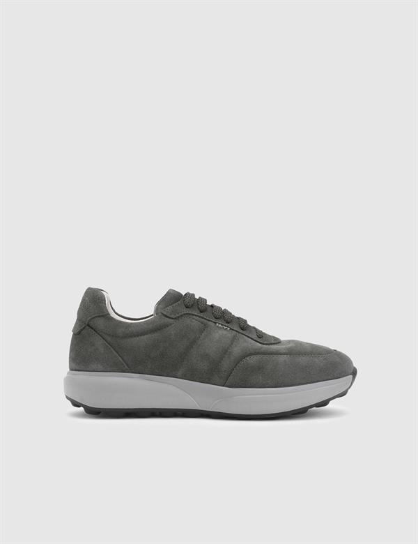 Mahrez Green Suede Leather Men's Sneaker