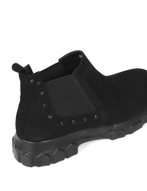 Malvina Women's Boot Black Suede Leather